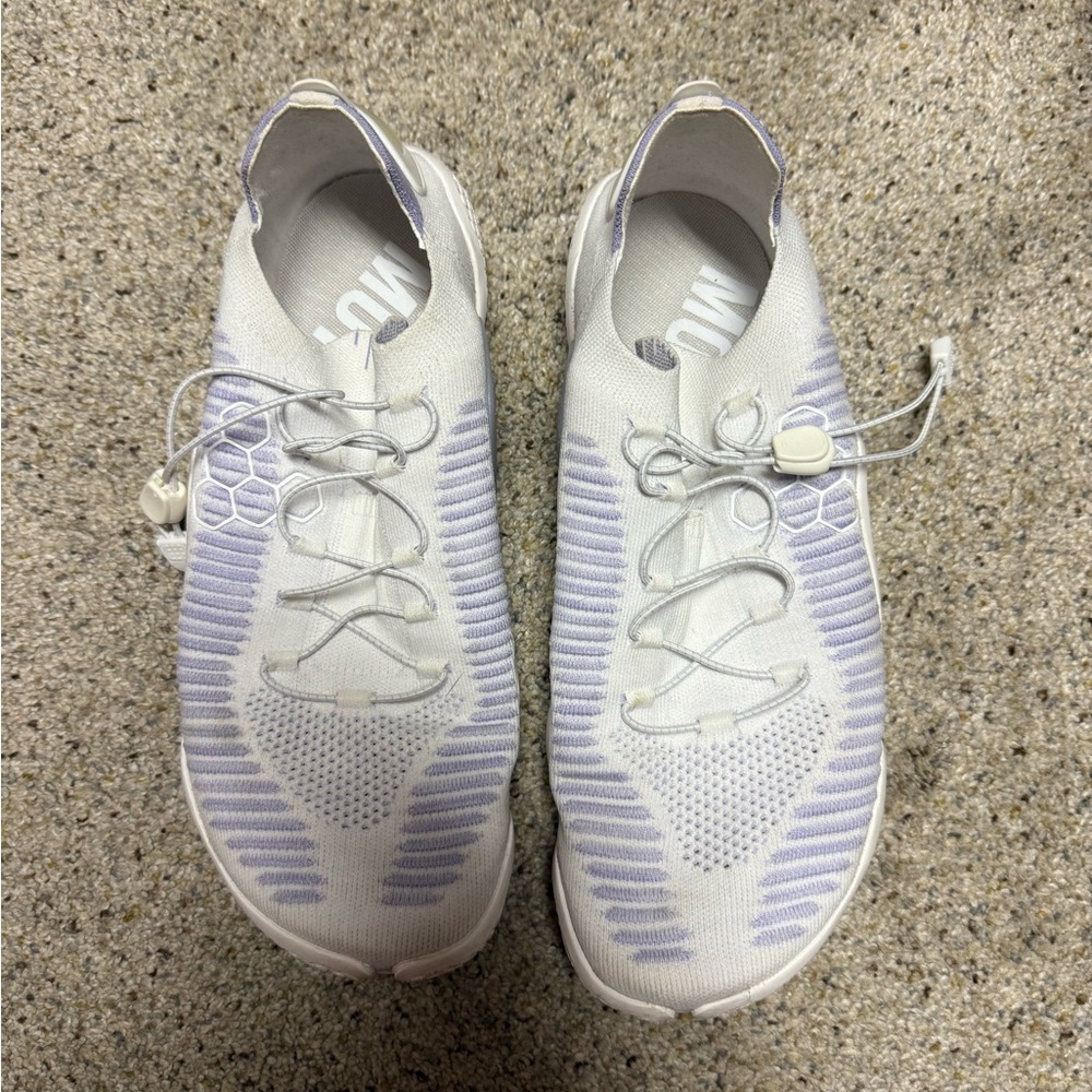 Vivo Barefoot White and Gray Athletic Shoes